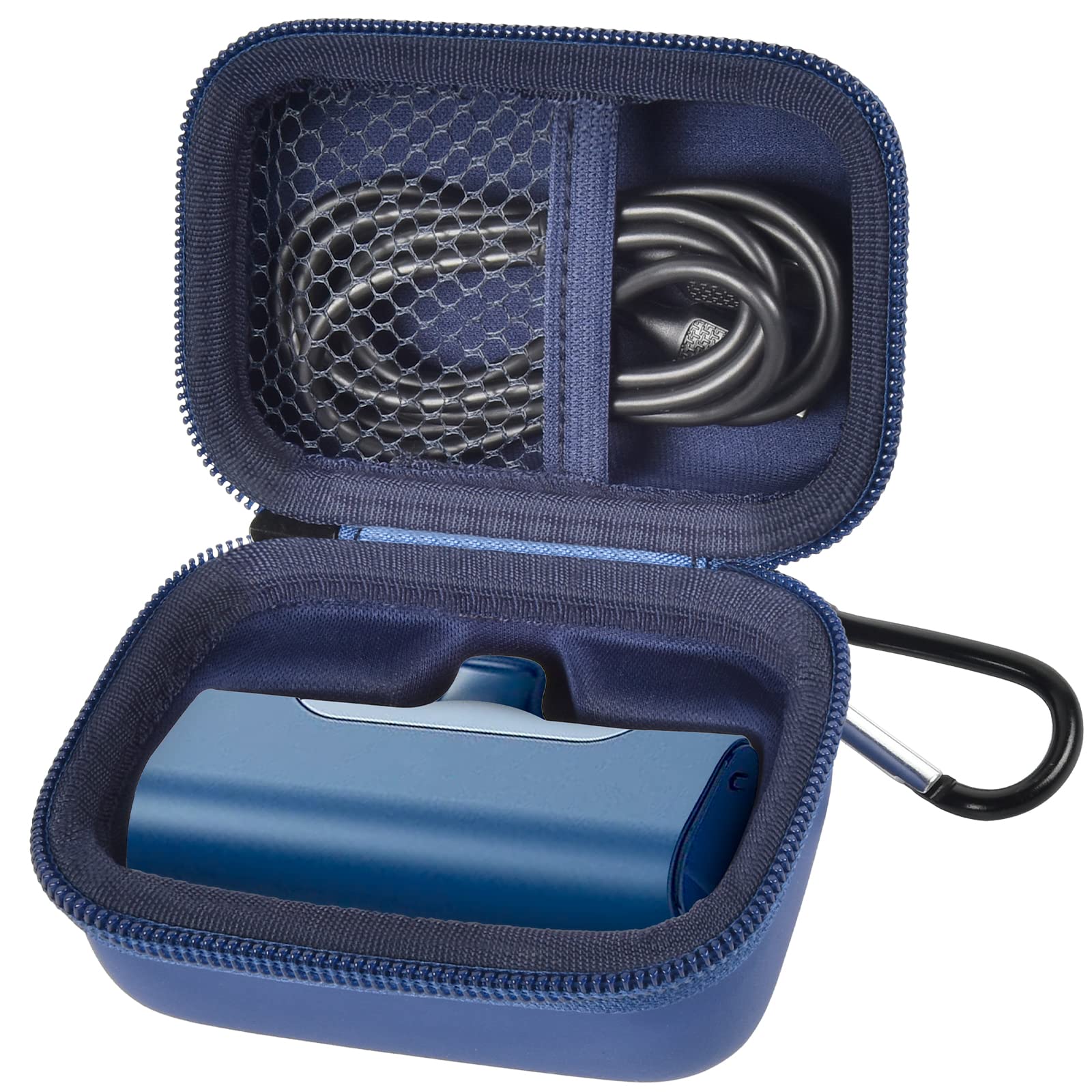 Portable Charger Case for Mini Power Bank, Hard Shell Travel Storage Bag with Cable Pocket