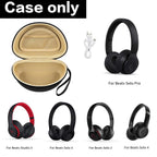 Shockproof Foldable Headphone Travel Case with Mesh Pocket – Compatible with Solo and Studio