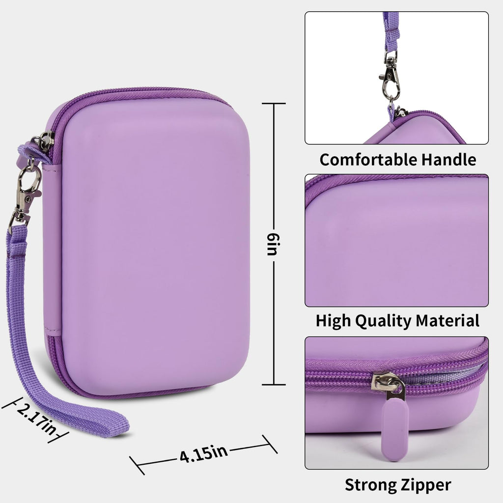 Retro Handheld Console Carrying Case for R36S / RG353V / RG353VS – Shockproof Travel Storage Bag