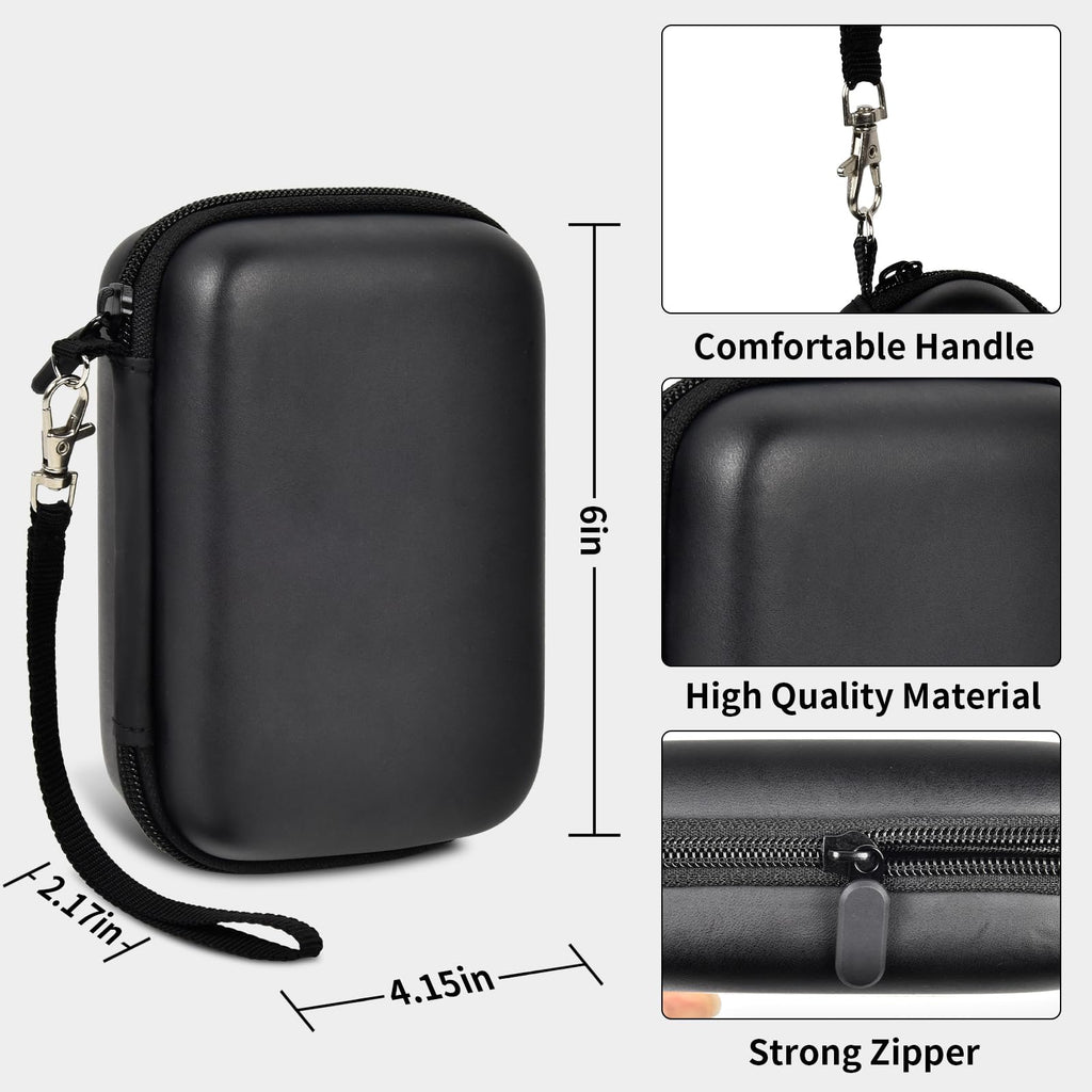 Retro Handheld Console Carrying Case for R36S / RG353V / RG353VS – Shockproof Travel Storage Bag