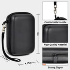 Retro Handheld Console Carrying Case for R36S / RG353V / RG353VS – Shockproof Travel Storage Bag