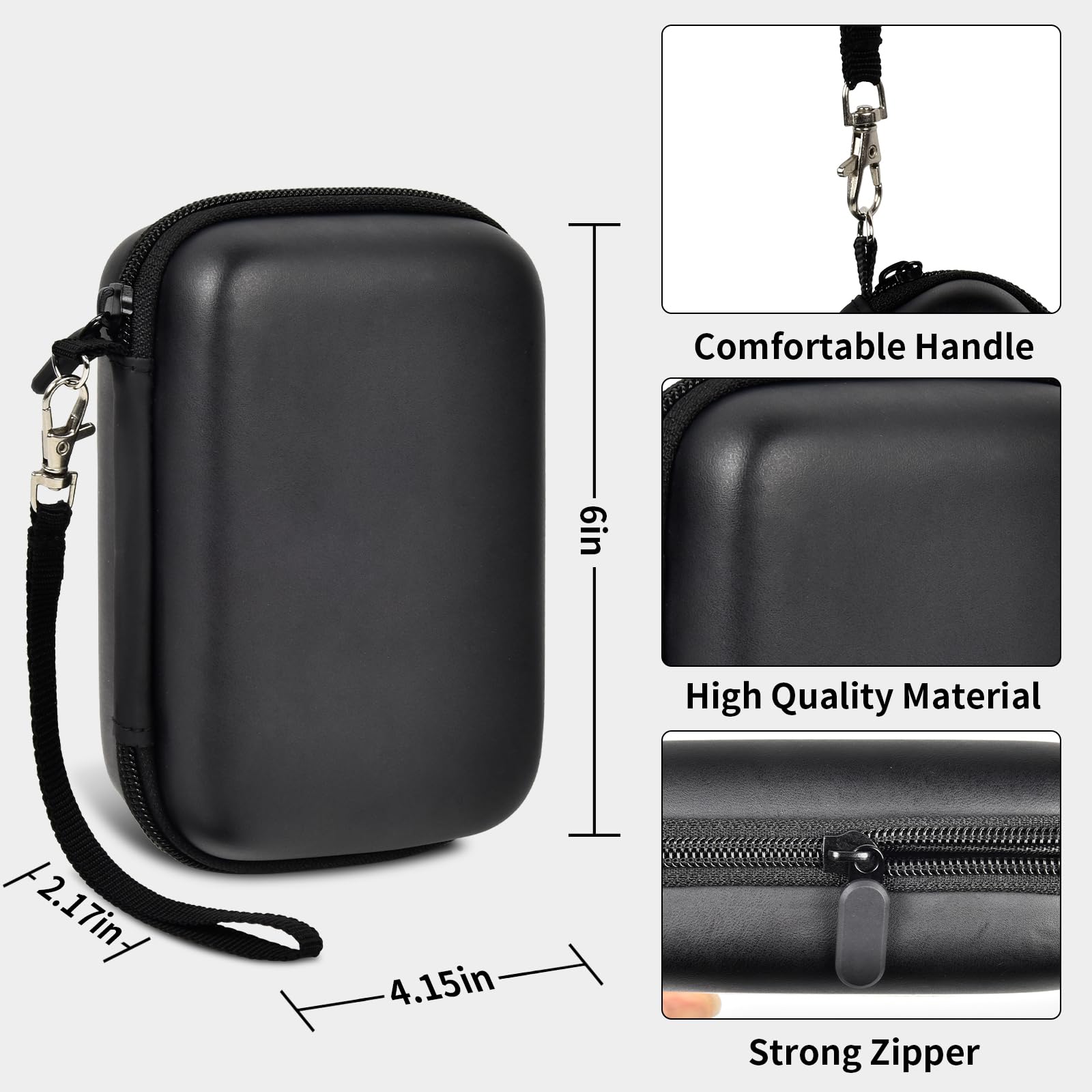 Retro Handheld Console Carrying Case for R36S / RG353V / RG353VS – Shockproof Travel Storage Bag
