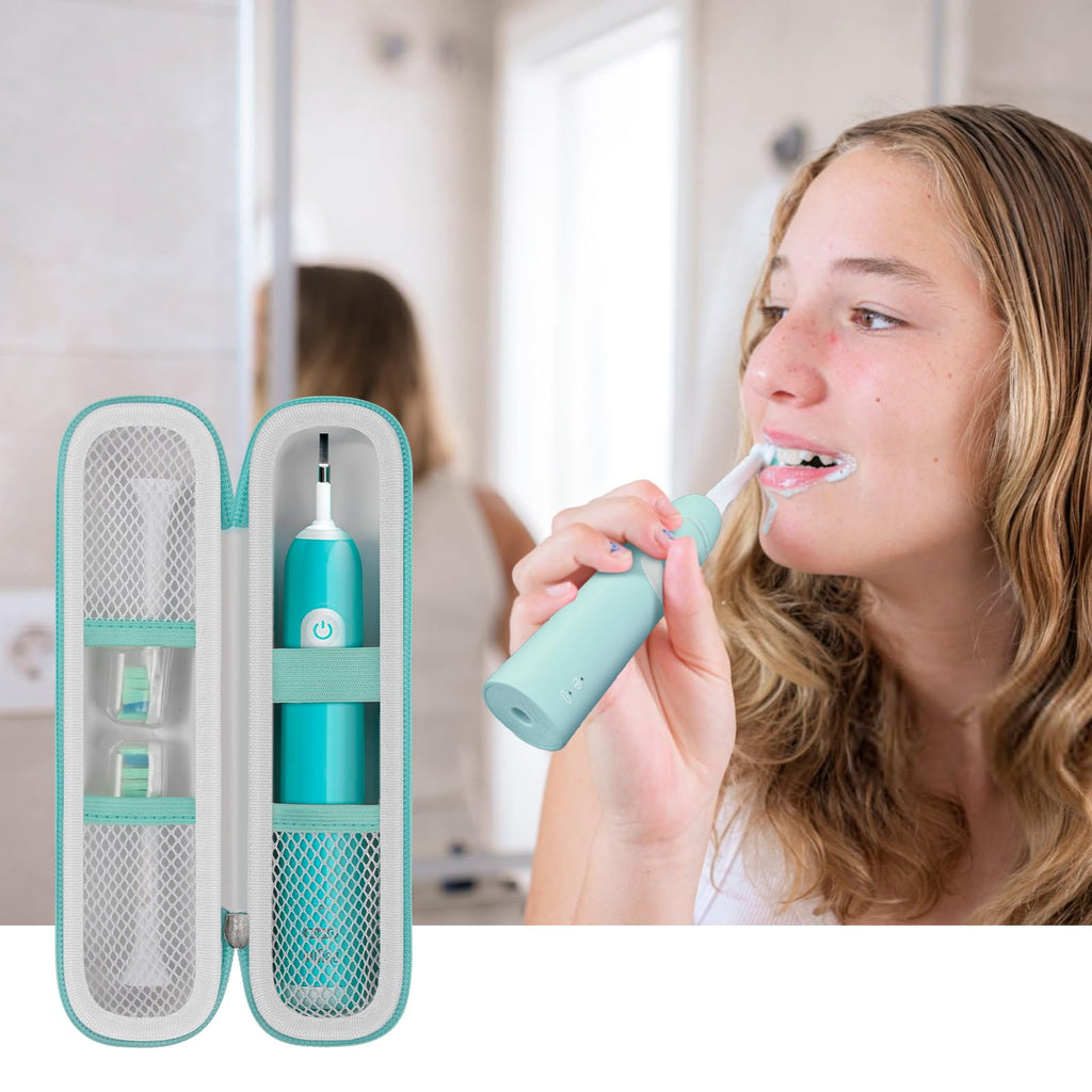 Electric Toothbrush Travel Case for Oral-B and Philips Sonicare - Waterproof Holder Bag
