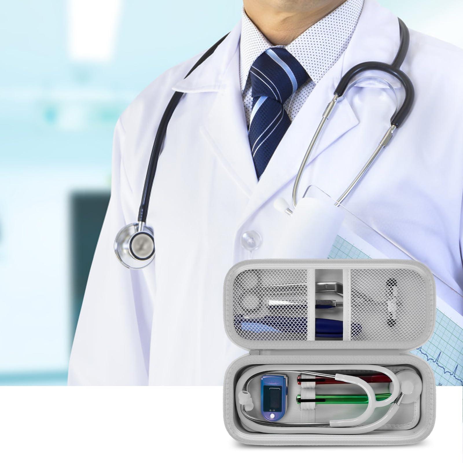 Stethoscope Case For 3M Littmann and MDF Acoustica