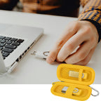 USB Flash Drive Case with SD Card Storage – Portable Hard Organizer for Travel and Easy Data Protection