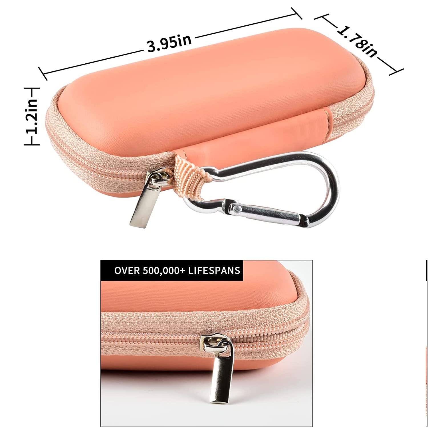 Shockproof Travel Case for KardiaMobile 6L Max – Dual EVA Protection, Use Without Removing
