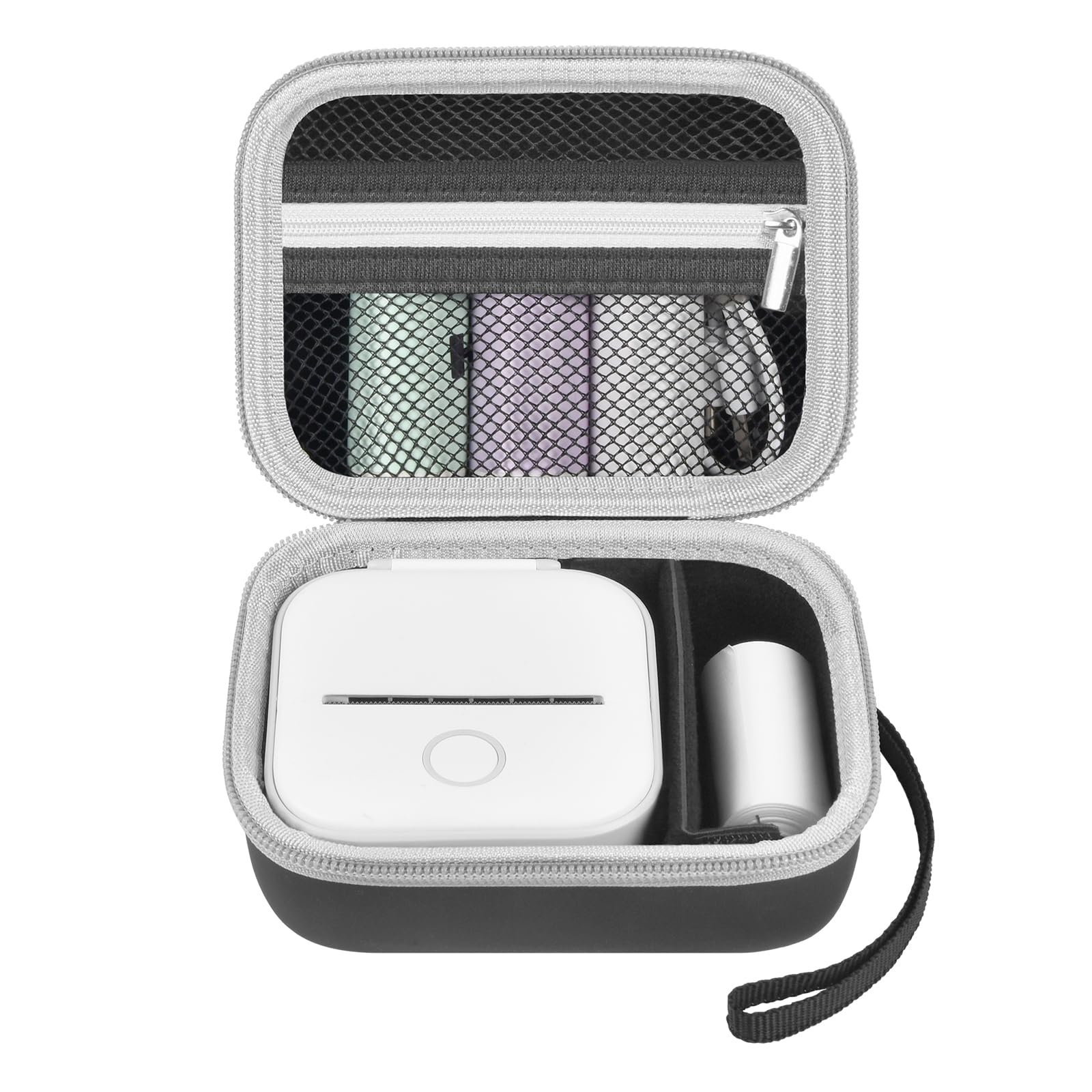 Label Maker Case for Memoking T02 and Phomemo M02 Mini Printer Storage