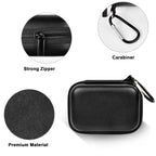 Hard Carrying Case for Crucial X10/X9 Pro Portable SSD–Shockproof External SSD Storage Bag with Mesh Pocket