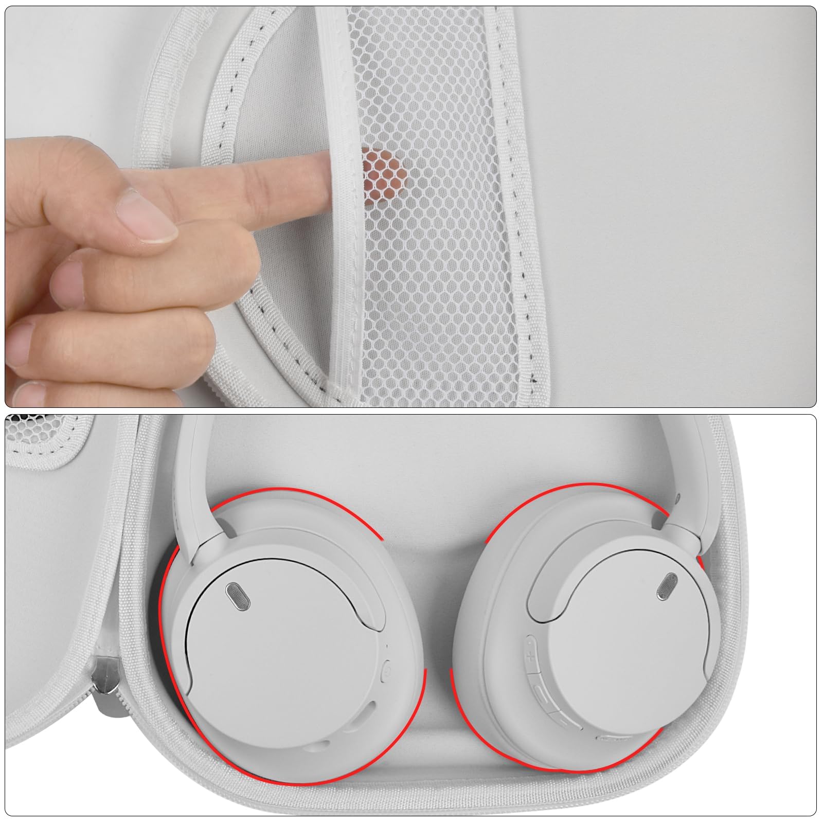 Headphone Carrying Case for Sony WH-CH720N and JBL Tune 720BT Wireless Headphones
