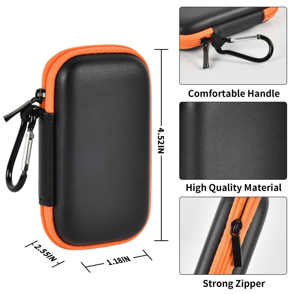 Portable SSD Case for SanDisk Extreme And Extreme PRO, Hard Shell Travel Storage  with SD Card Holder