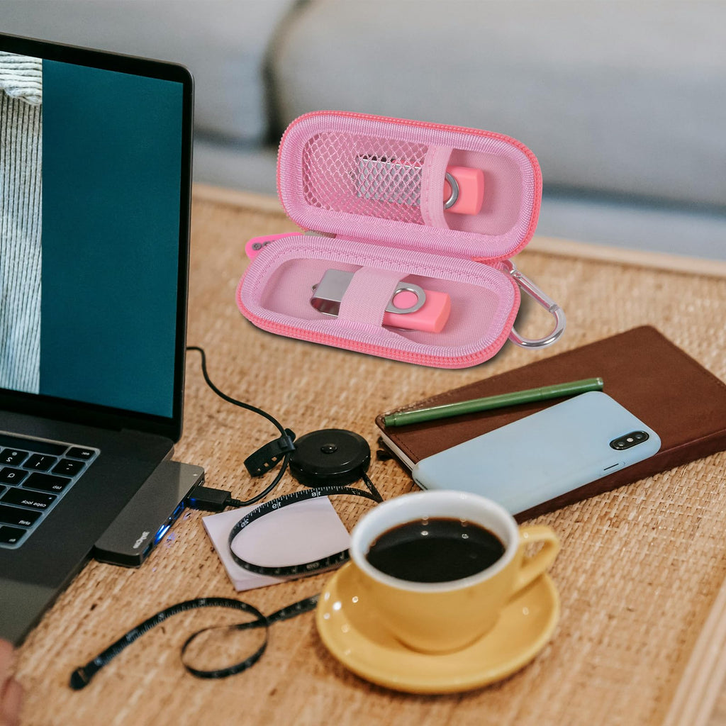 USB Flash Drive Case with SD Card Storage – Portable Hard Organizer for Travel and Easy Data Protection