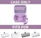 Portable Charger Case for Mini Power Bank, Hard Shell Travel Storage Bag with Cable Pocket