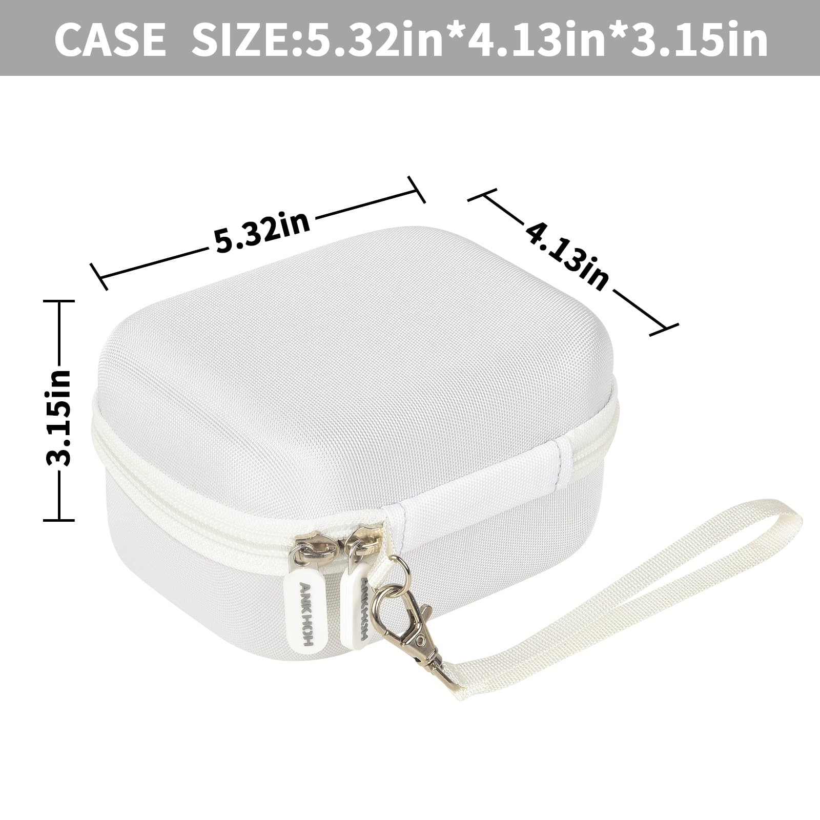 Label Maker Case for Memoking T02 and Phomemo M02 Mini Printer Storage