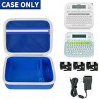 Portable Label Maker Case for P-Touch PTD220/210–Storage Organizer for Tapes and Accessories