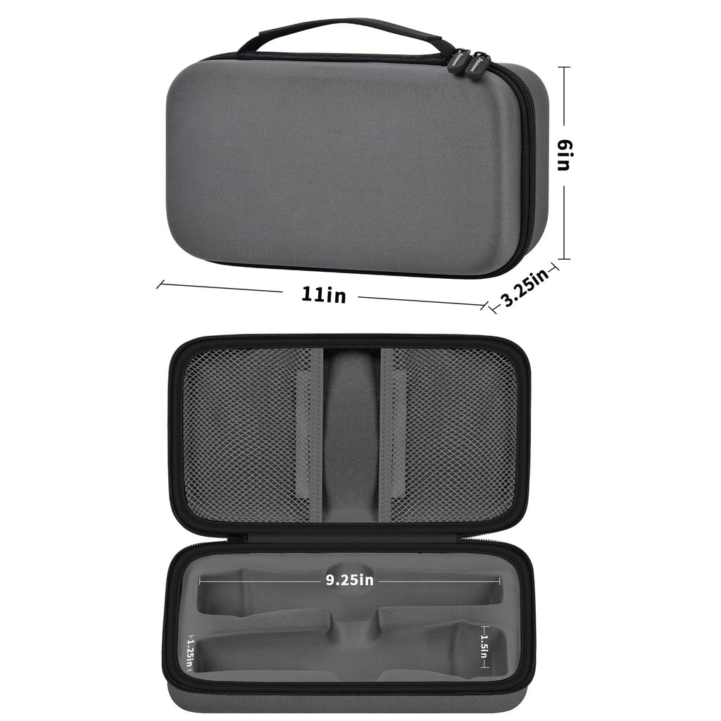JBL Wireless Microphone Case – Shockproof Hard Shell Travel Bag For Dual Mics and Accessories