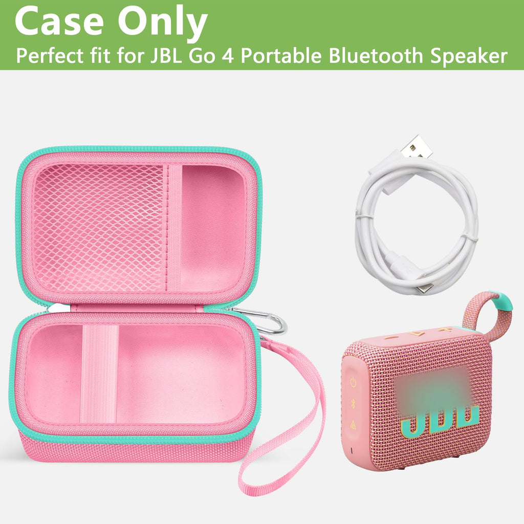 Travel Case for JBL Go 4 / Go 3 / Go 2 Speaker – Shockproof Portable Storage Organizer