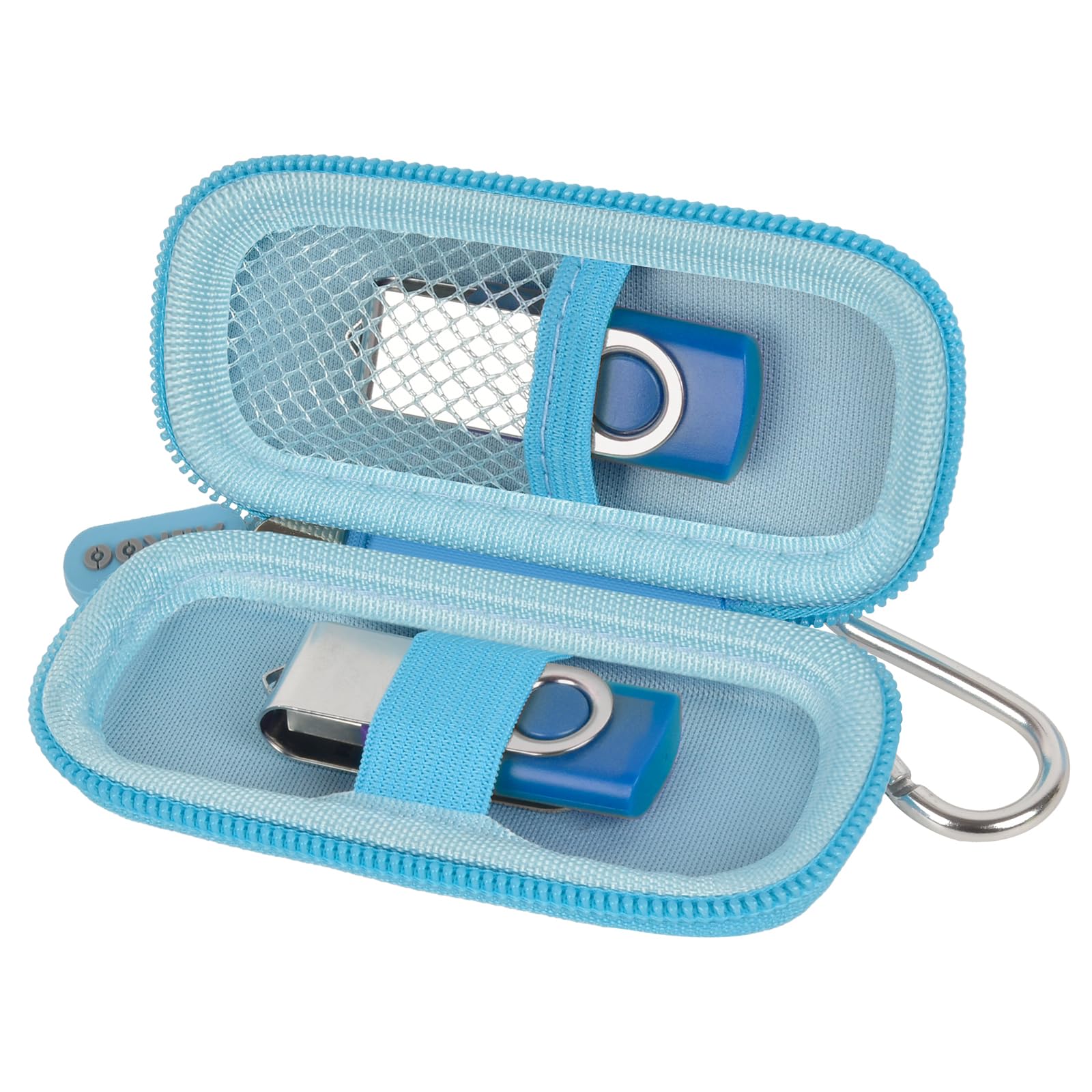 USB Flash Drive Case with SD Card Storage – Portable Hard Organizer for Travel and Easy Data Protection