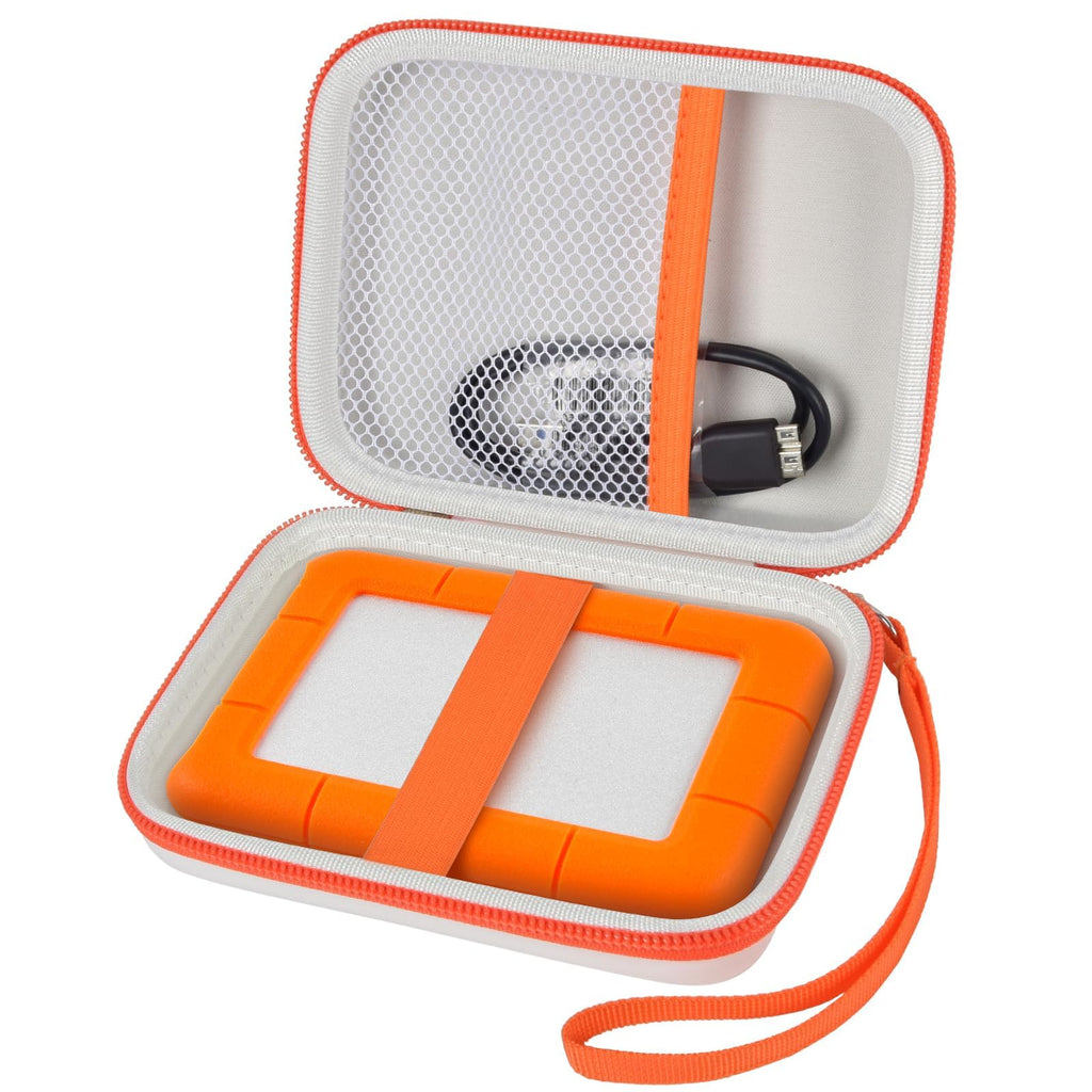 Hard Travel Case for LaCie Rugged Mini External Hard Drive – Portable Storage for HDD and Accessories