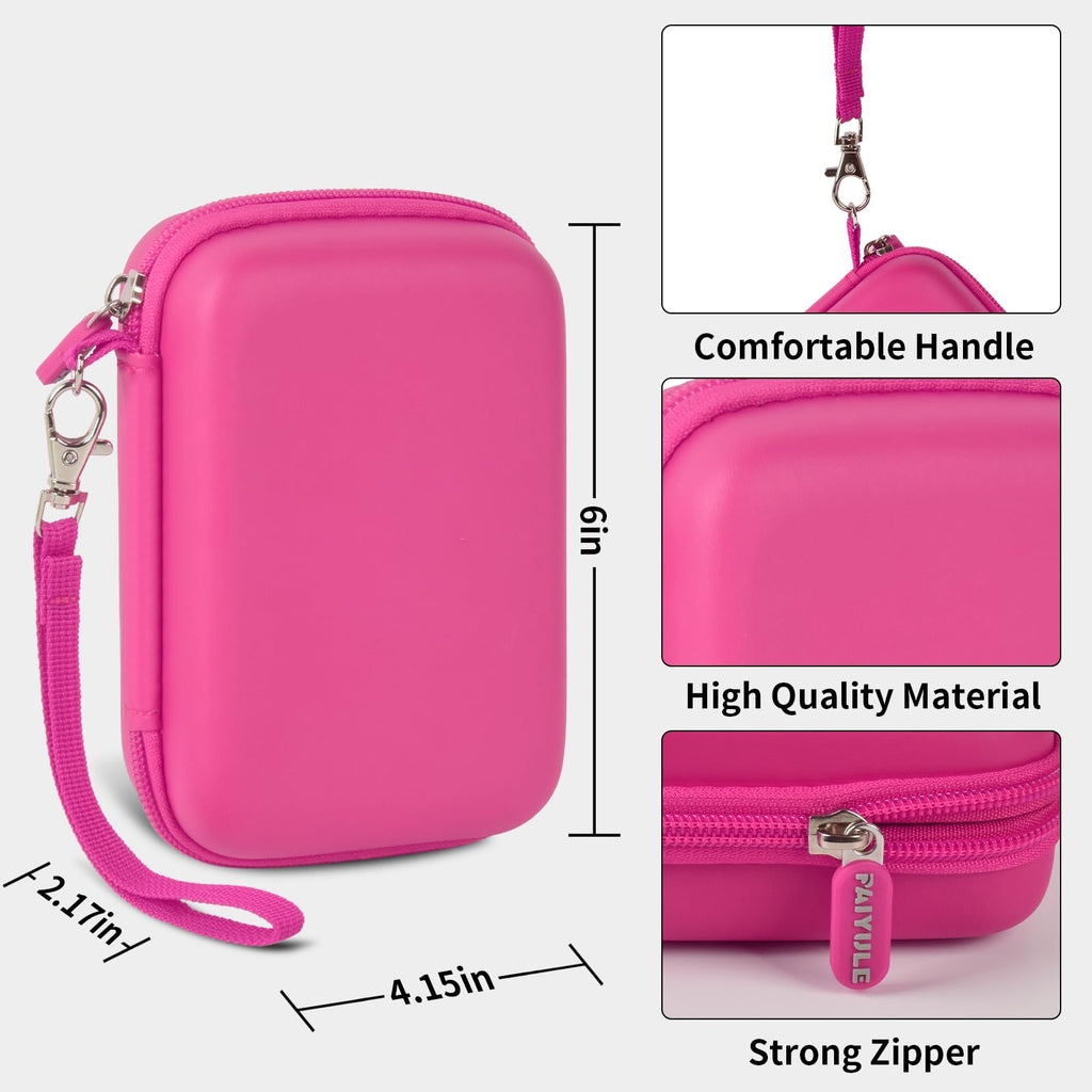 Retro Handheld Console Carrying Case for R36S / RG353V / RG353VS – Shockproof Travel Storage Bag