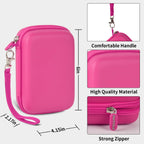 Retro Handheld Console Carrying Case for R36S / RG353V / RG353VS – Shockproof Travel Storage Bag