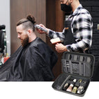 Professional Hair Clipper Travel Case – Portable Barber Organizer for Clippers, Guards and Grooming Tools
