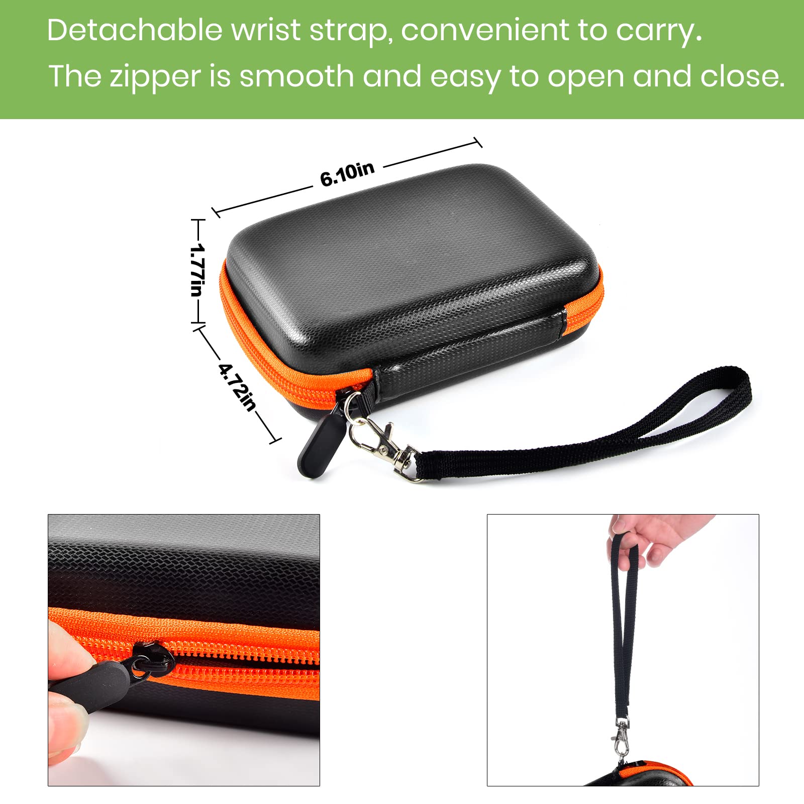 Hard Travel Case for LaCie Rugged Mini External Hard Drive – Portable Storage for HDD and Accessories