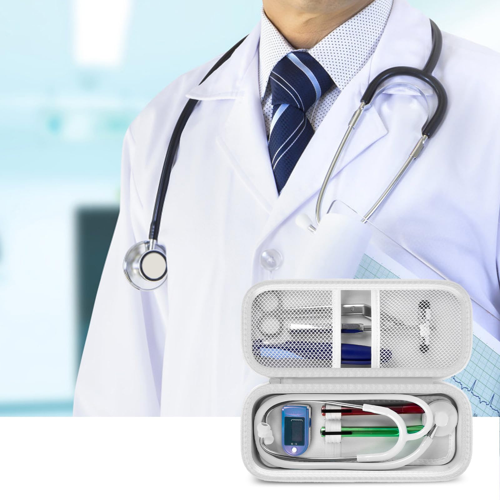 Stethoscope Case For 3M Littmann and MDF Acoustica