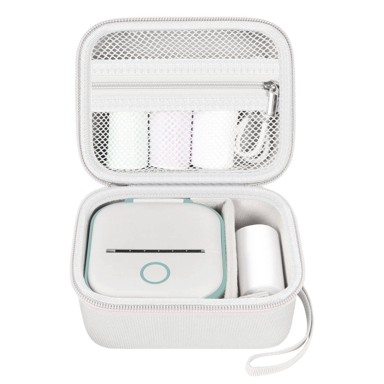 Label Maker Case for Memoking T02 and Phomemo M02 Mini Printer Storage