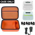Portable Label Maker Case for P-Touch PTD220/210–Storage Organizer for Tapes and Accessories