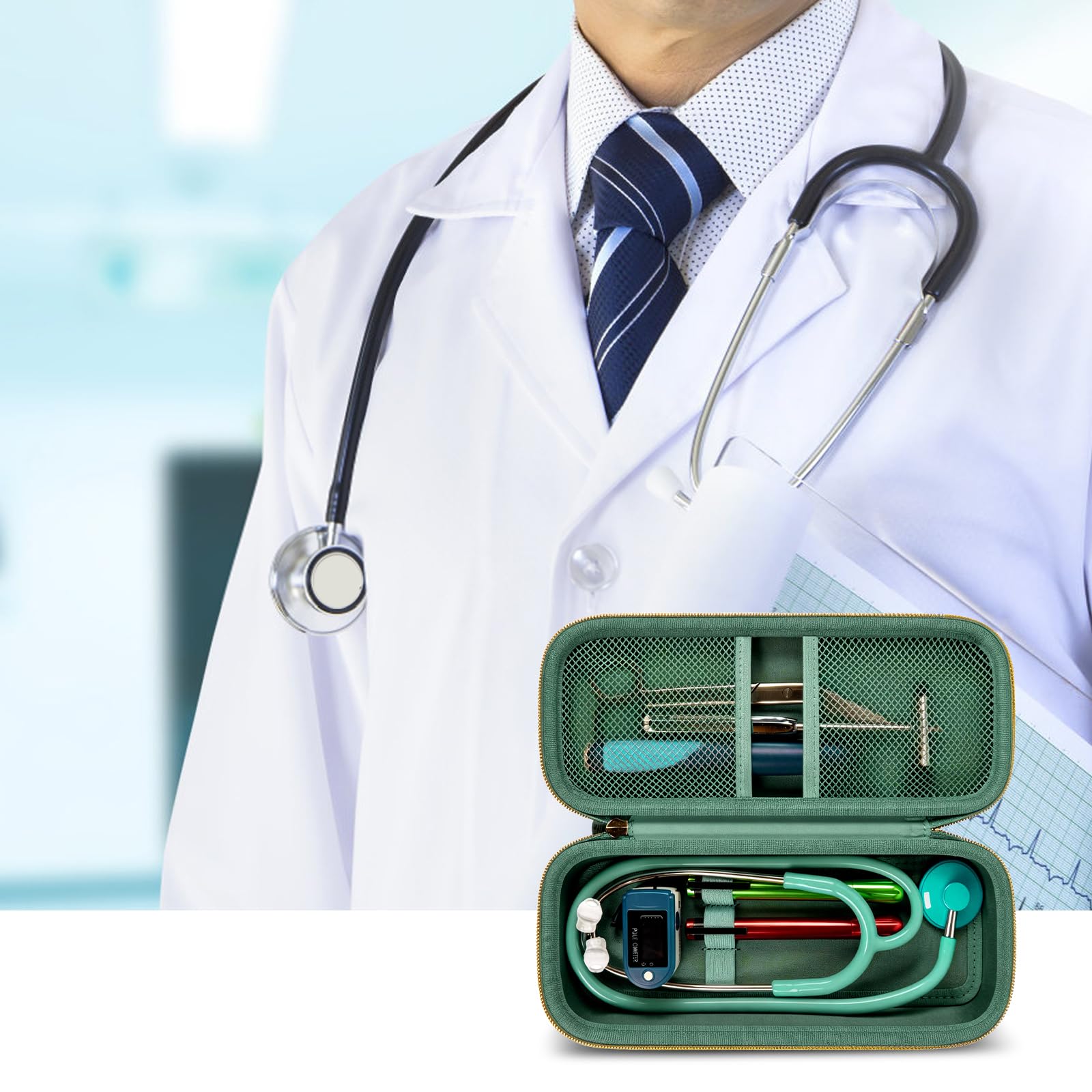 Stethoscope Case For 3M Littmann and MDF Acoustica