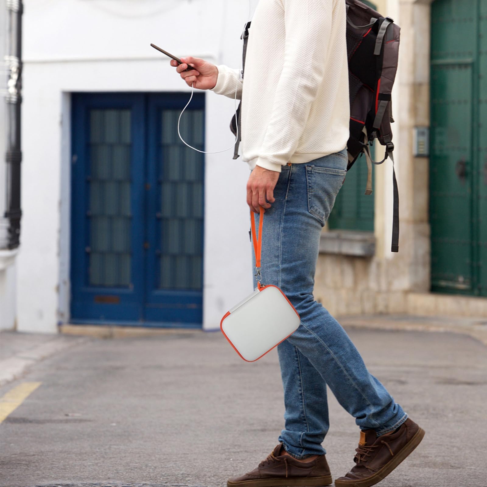 Hard Travel Case for LaCie Rugged Mini External Hard Drive – Portable Storage for HDD and Accessories