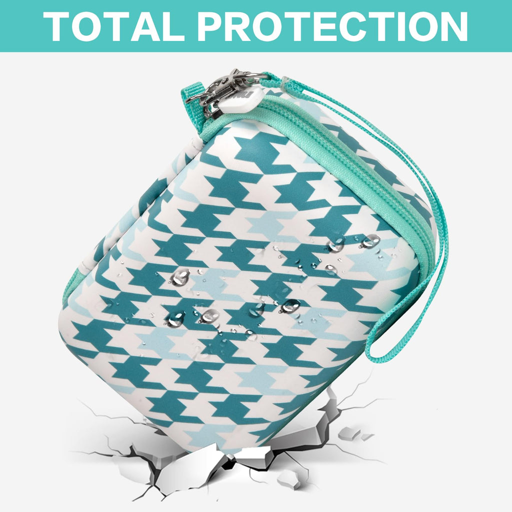 Label Maker Carrying Case Fits Phomemo, NIIMBOT and More– Protective EVA Bag with Mesh Pocket