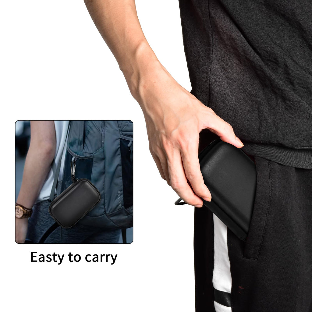 Portable SSD Case for SanDisk Extreme And Extreme PRO, Hard Shell Travel Storage  with SD Card Holder
