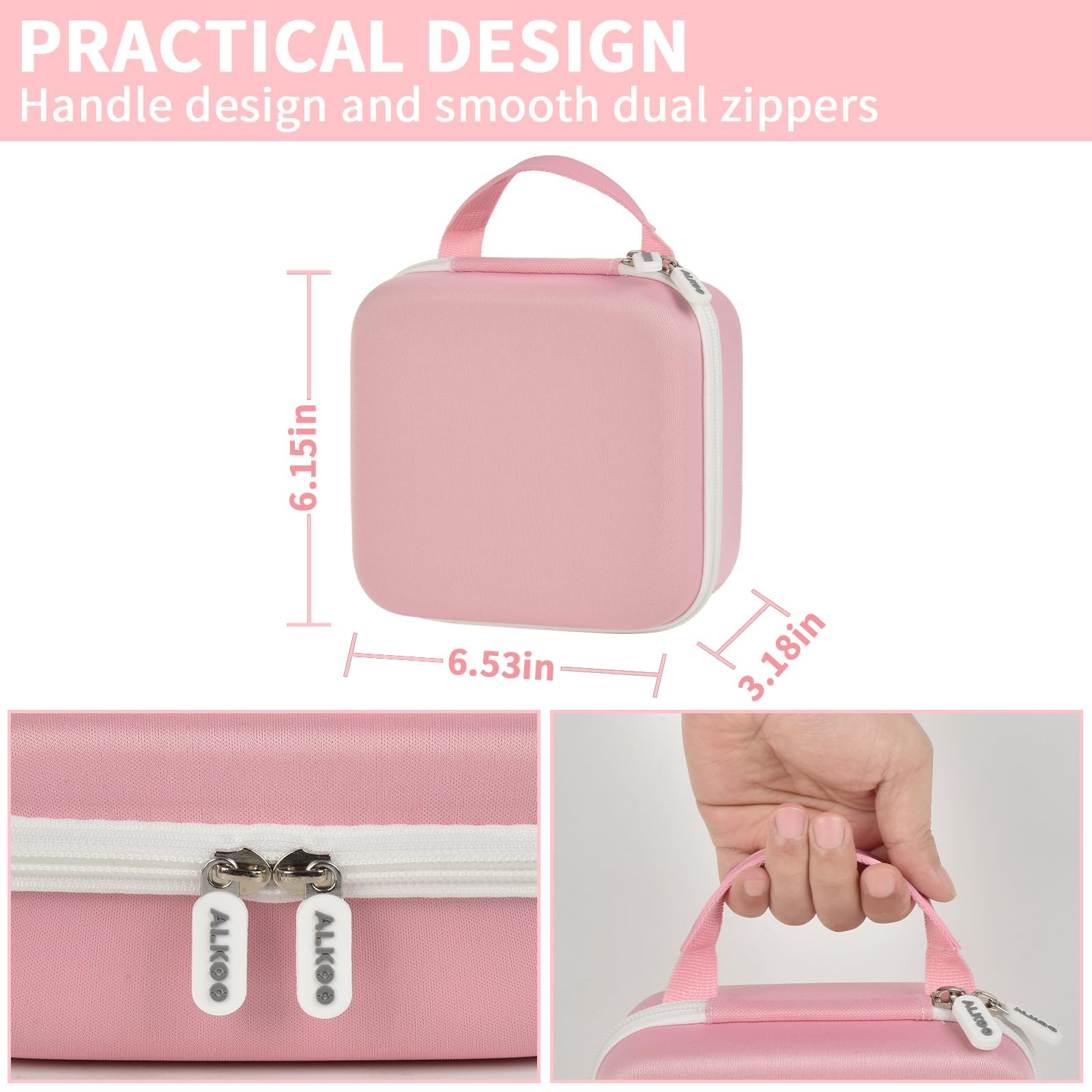 Travel Case for NIIMBOT B21 / B21 Pro / B1 Label Maker – Portable Storage Organizer for Labels and Accessories