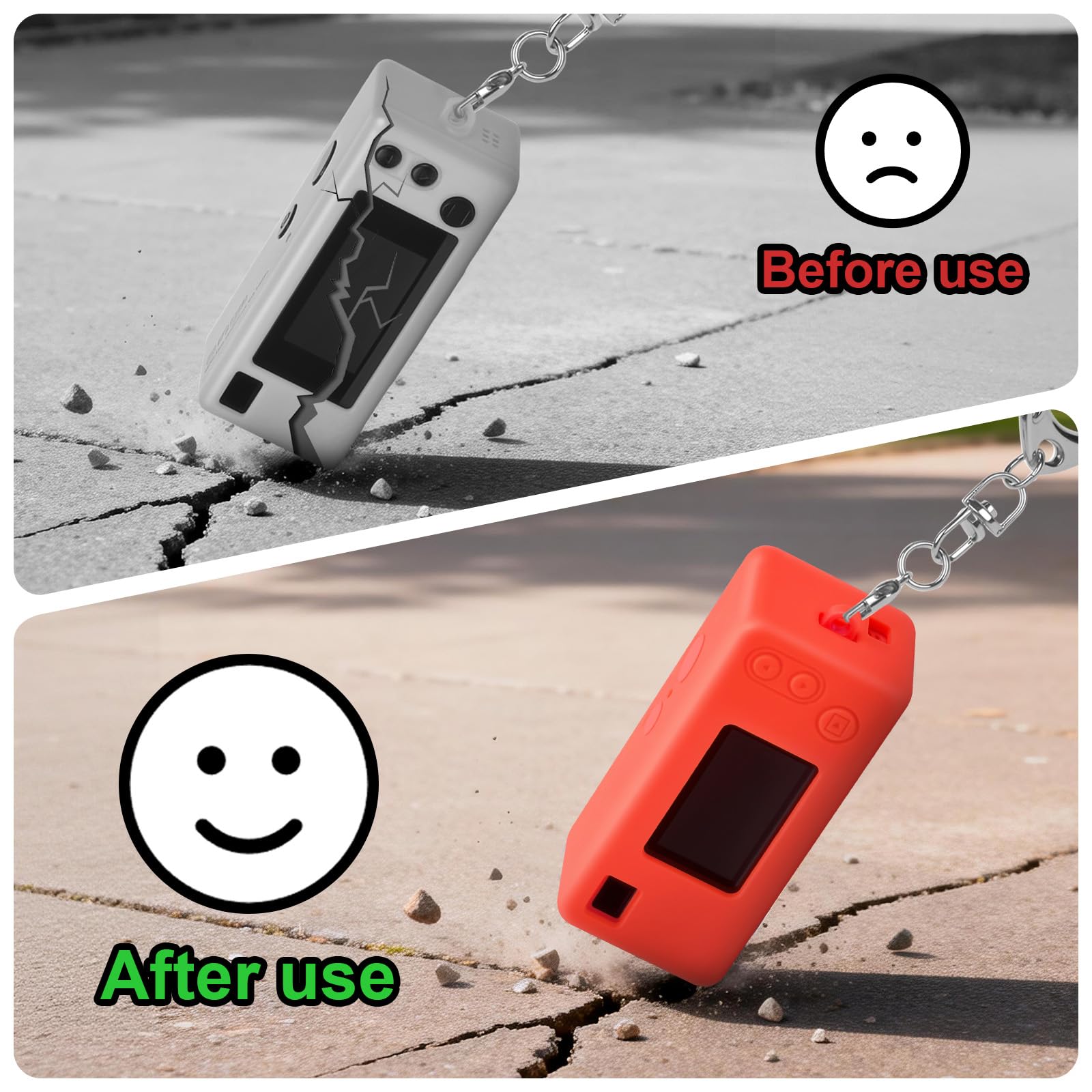 Silicone Case for Kodak Charmera Keychain Camera – Cute Protective Cover for Mini Digital Camera