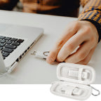 USB Flash Drive Case with SD Card Storage – Portable Hard Organizer for Travel and Easy Data Protection