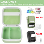 Travel Case for NIIMBOT B21 / B21 Pro / B1 Label Maker – Portable Storage Organizer for Labels and Accessories