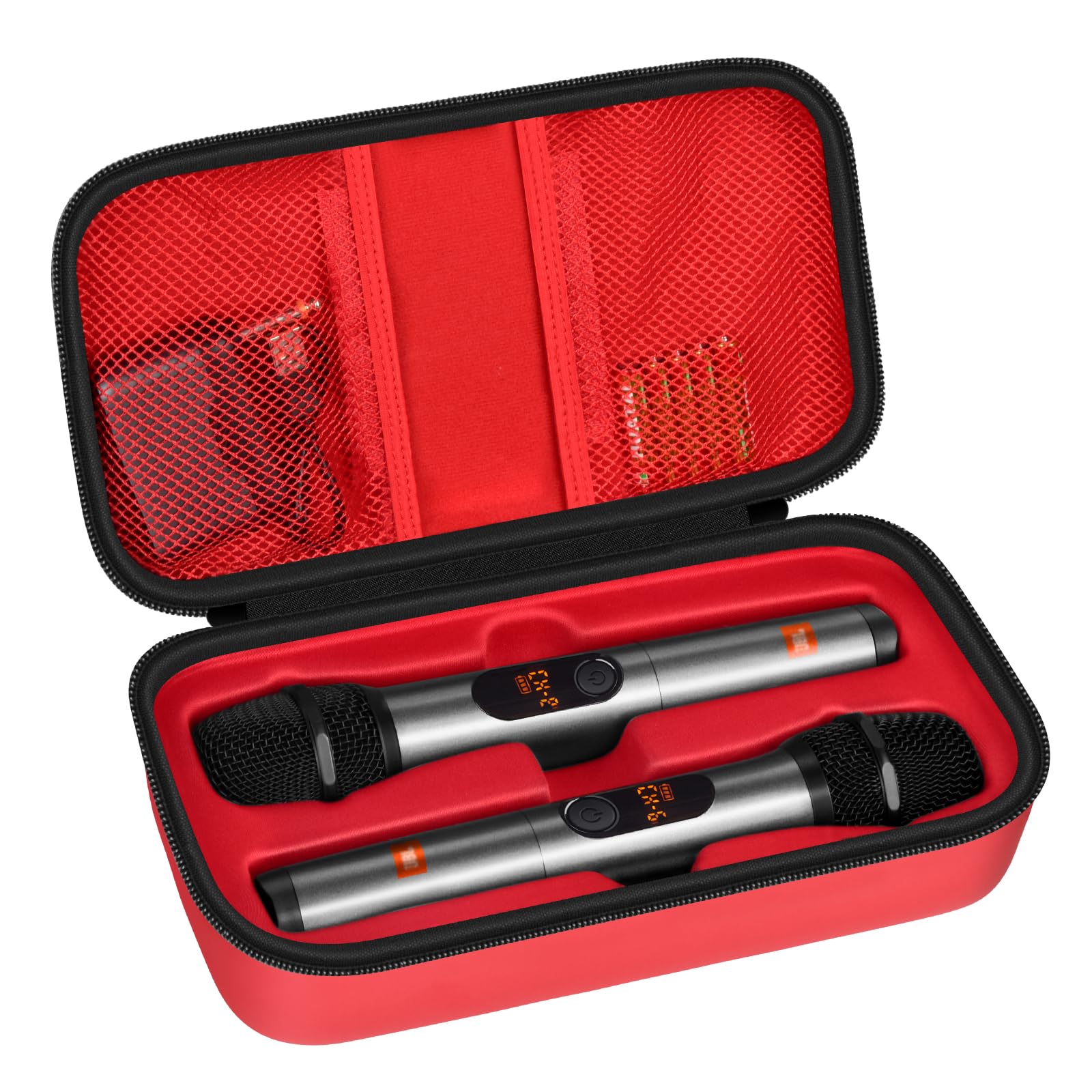 JBL Wireless Microphone Case – Shockproof Hard Shell Travel Bag For Dual Mics and Accessories