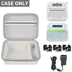 Portable Label Maker Case for P-Touch PTD220/210–Storage Organizer for Tapes and Accessories