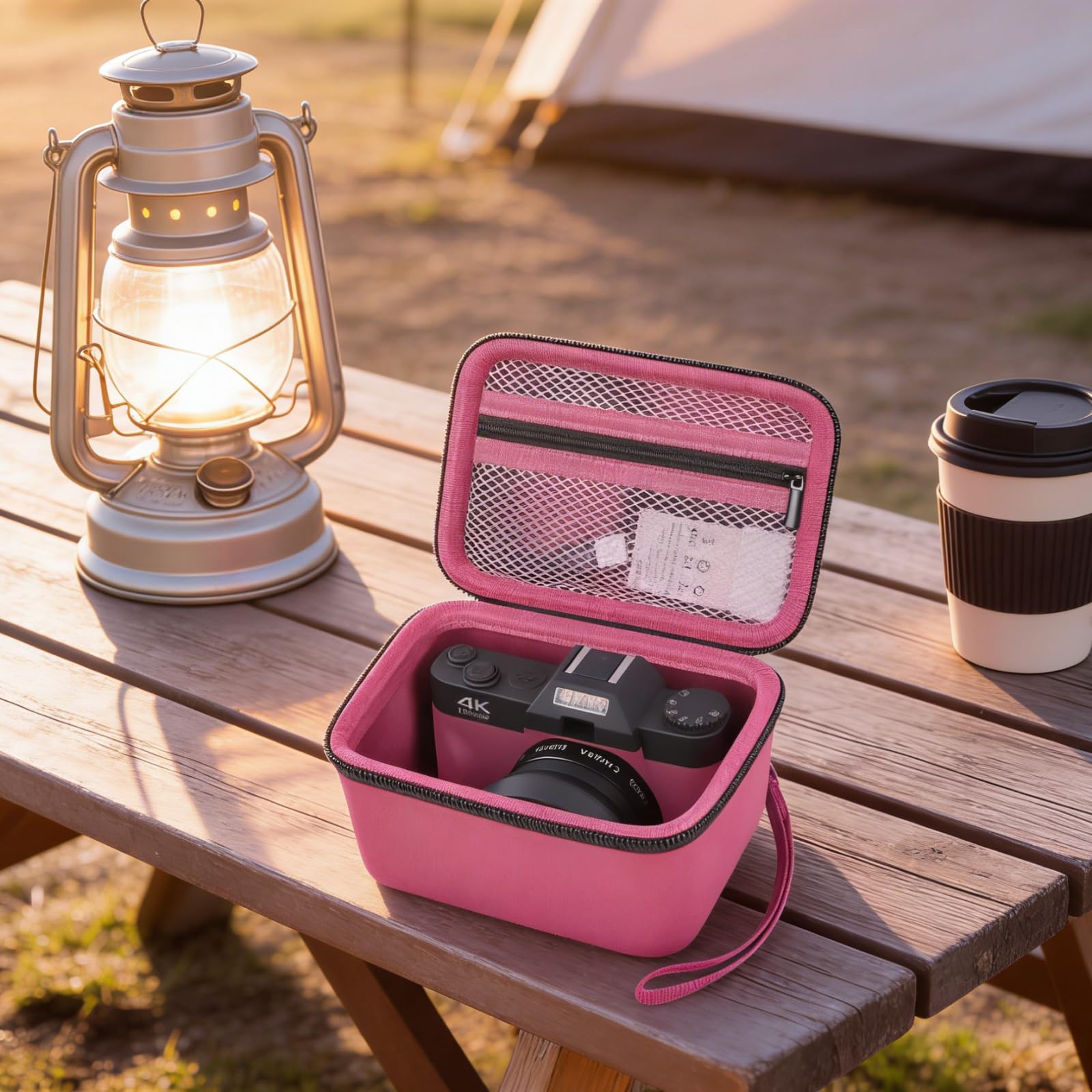 Vlogging Camera Case for 4K Digital Cameras–Portable Storage for Lens and Accessories