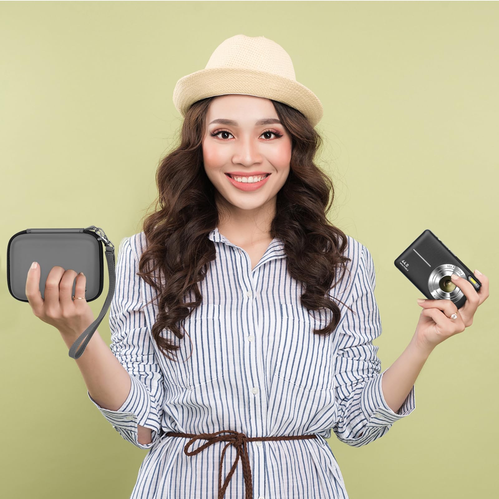 Camera Protective Travel Case For Kodak, Canon and Sony | Lightweight and Portable
