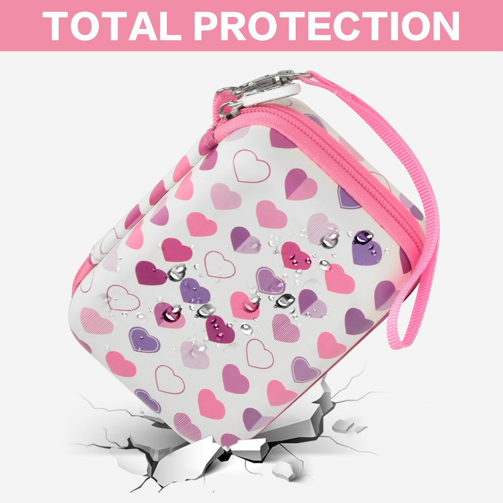 Label Maker Carrying Case Fits Phomemo, NIIMBOT and More– Protective EVA Bag with Mesh Pocket