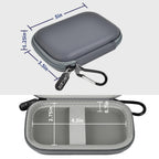 Portable SSD Case and Travel Organizer for 1TB/2TB/4TB Samsung T9/T7 External Drive
