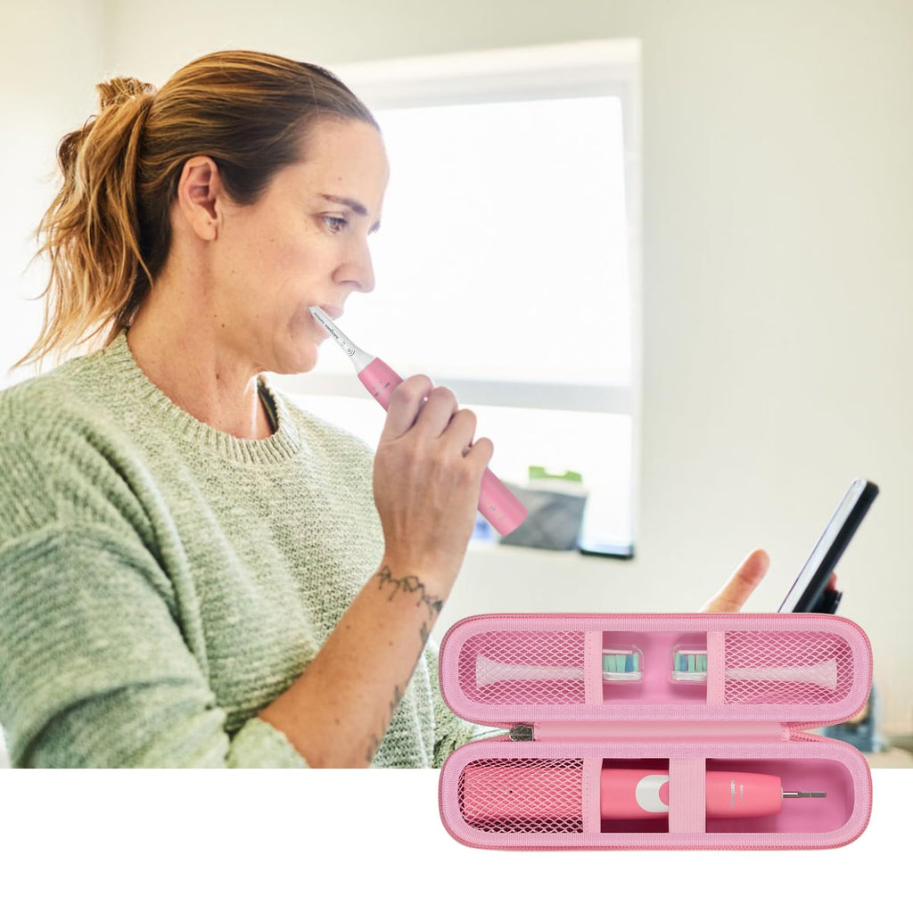 Electric Toothbrush Travel Case for Oral-B and Philips Sonicare - Waterproof Holder Bag