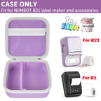 Travel Case for NIIMBOT B21 / B21 Pro / B1 Label Maker – Portable Storage Organizer for Labels and Accessories
