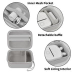 Label Maker Case for Memoking T02 and Phomemo M02 Mini Printer Storage
