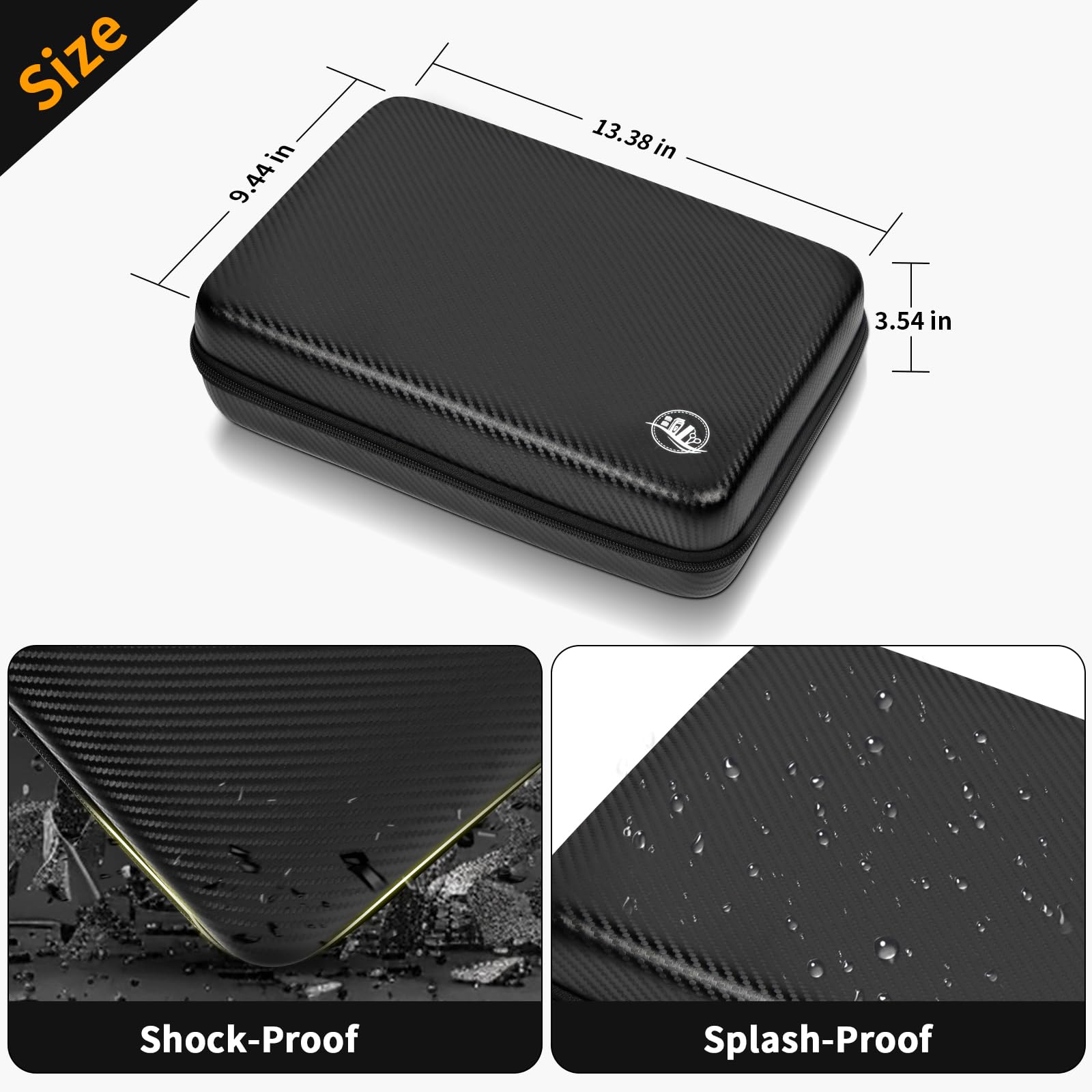 Professional Hair Clipper Travel Case – Portable Barber Organizer for Clippers, Guards and Grooming Tools