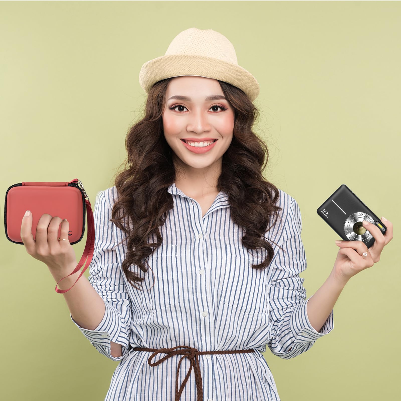 Camera Protective Travel Case For Kodak, Canon and Sony | Lightweight and Portable