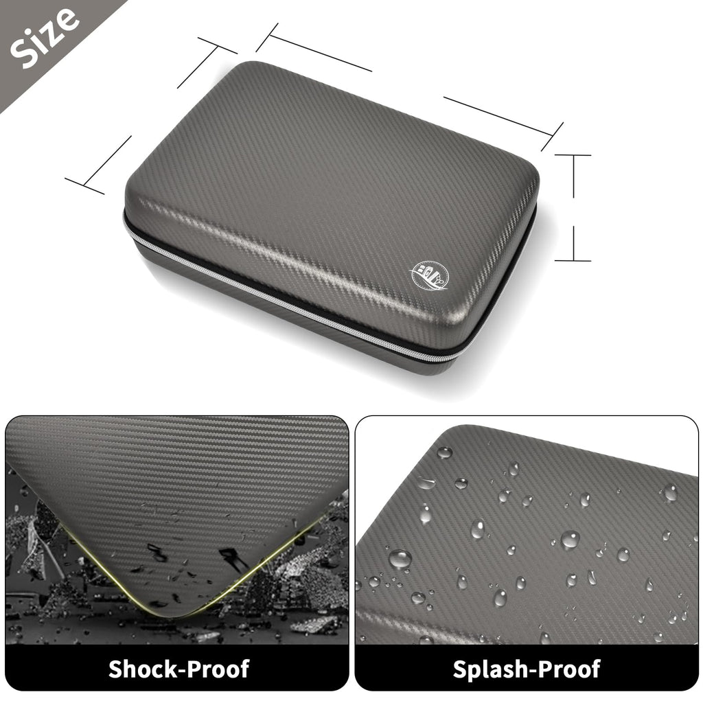 Professional Hair Clipper Travel Case – Portable Barber Organizer for Clippers, Guards and Grooming Tools