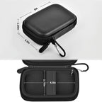 Portable SSD Case and Travel Organizer for 1TB/2TB/4TB Samsung T9/T7 External Drive